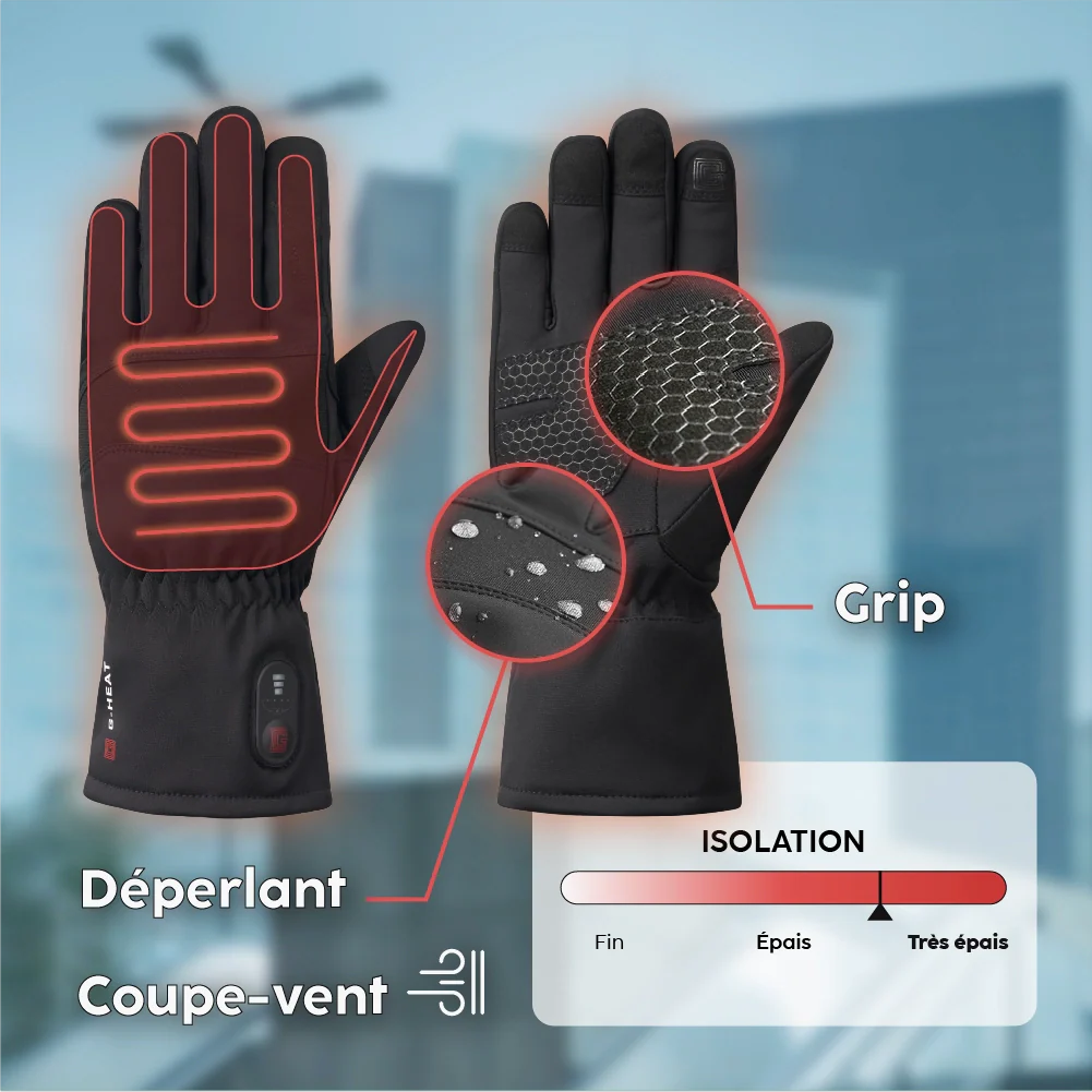 Comfort + heated gloves