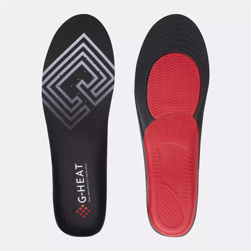 Heated insoles with external battery