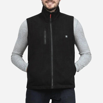 Sleeveless heated fleece