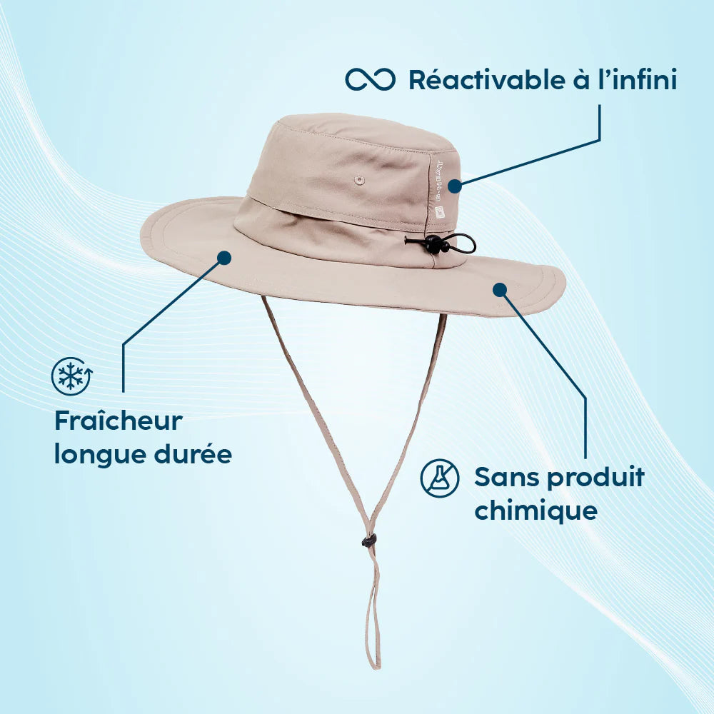Anti-UV cooling hat